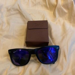 Ray ban foldable sun glasses